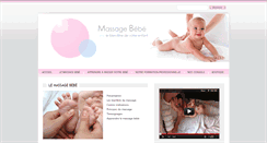 Desktop Screenshot of massage-bebe.net